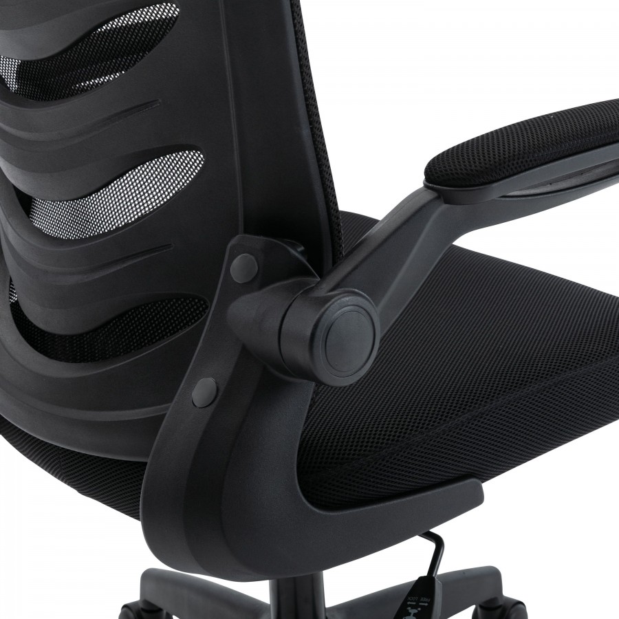 Xavi Mesh Back Task Chair With Fold Away Arms